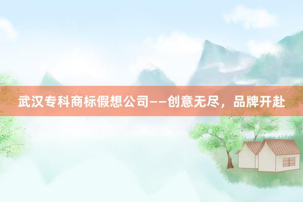 武汉专科商标假想公司——创意无尽，品牌开赴